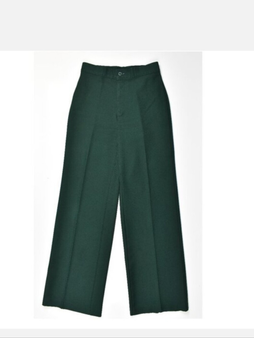 Levi Strauss 70's Vintage High Rise Trousers Slacks Green 14